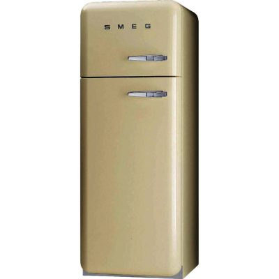 Smeg FAB30LFC 60cm 'Retro Style' Fridge Freezer in Cream with Left Hand Hinge Smeg FAB30LFC 60cm 'Retro Style' Fridge Freezer in Cream with Left Hand Hinge